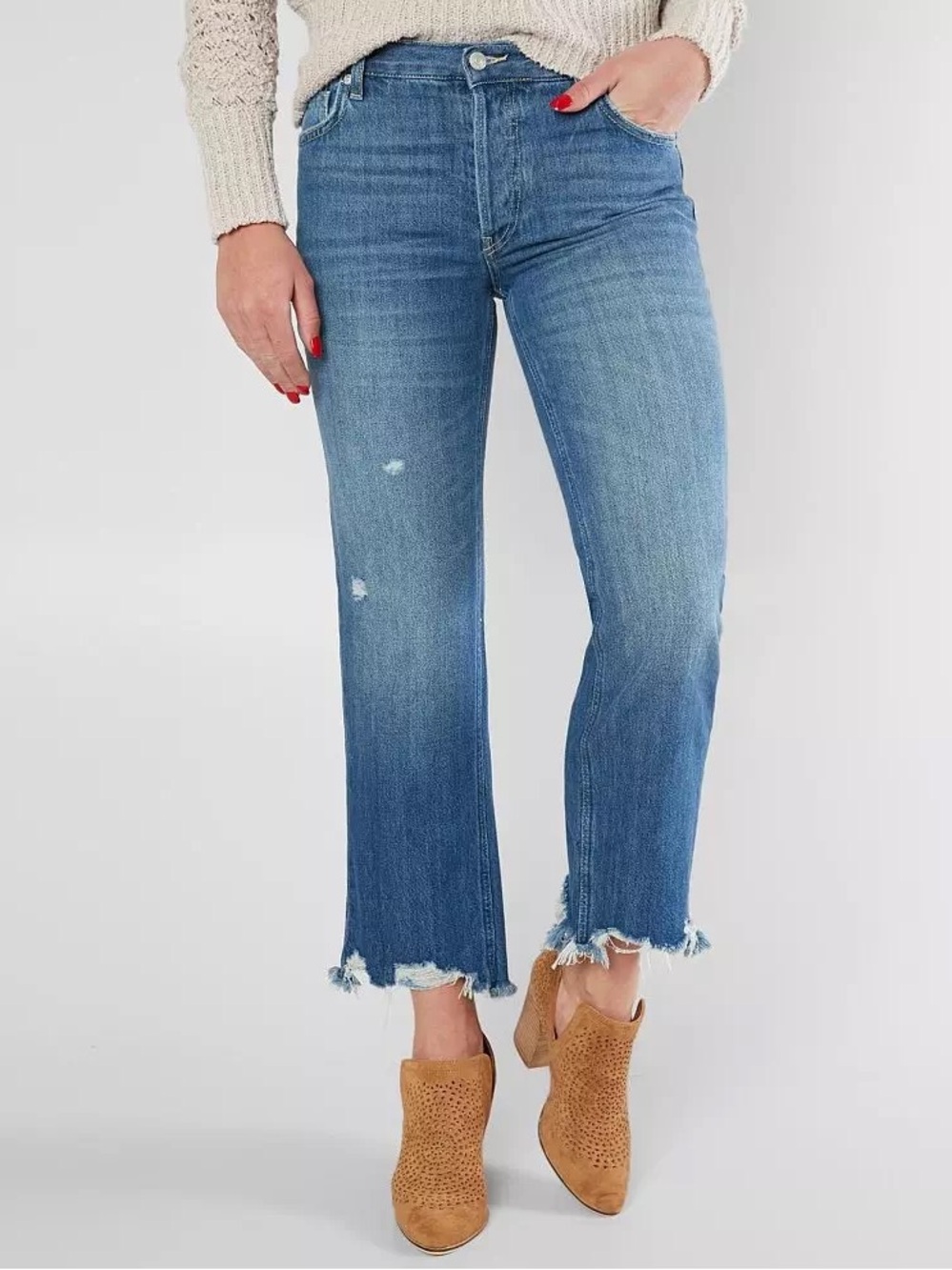 Free people Maggie mid rise straight leg jeans